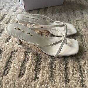 Dream Pairs Elegant white Heeled Sandals